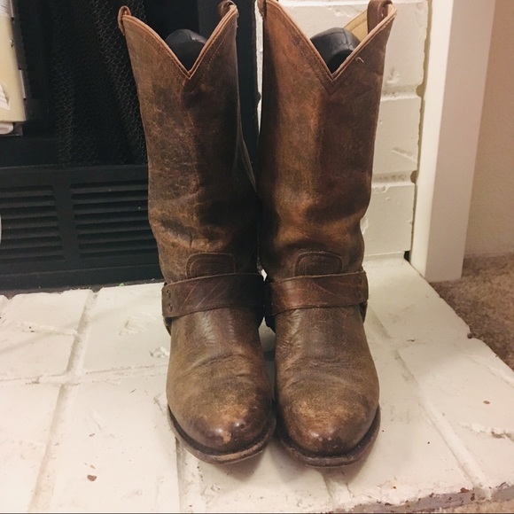 FRYE Rustic Harness Boots - Picture 3 of 7